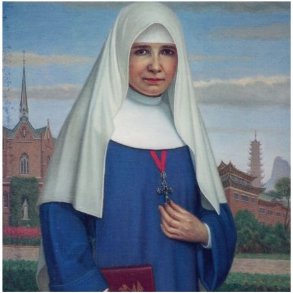 gezeichnetes Portrait der Seligen Helena Stollenwerk in Ordenstracht (c) GdG Simmerath und die Steyler Missionsschwestern gezeichnetes Portrait der Seligen Helena Stollenwerk in Ordenstracht (c) GdG Simmerath und die Steyler Missionsschwestern